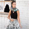Headdress Black Long Tall 100% Twill Silk Scarf