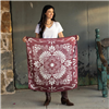 DISCONTINUED Bonita Game Day Maroon Long Tall 100% 12 Mm Satin Silk Scarf