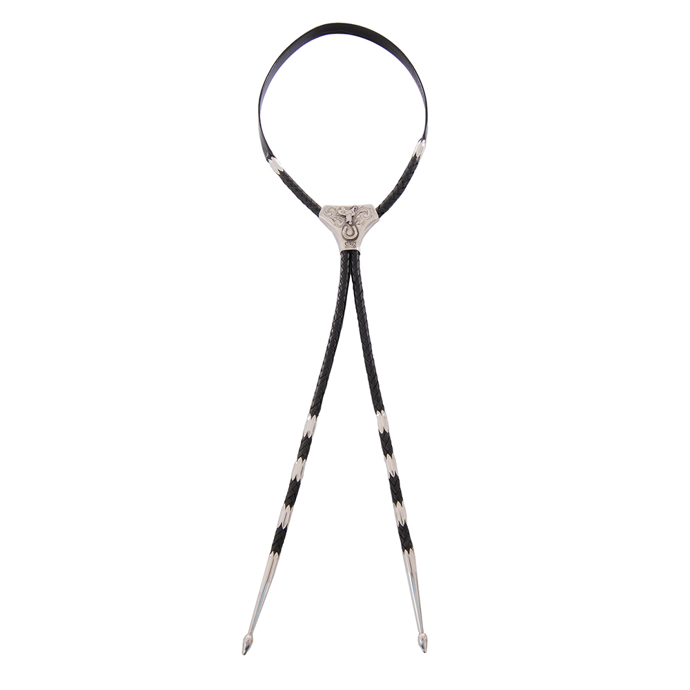Large Bolo Western Saddle and Horseshoe