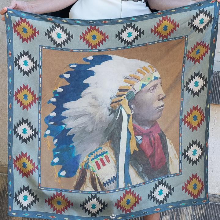 Headdress Mustard Long Tall 100% Twill Silk Scarf