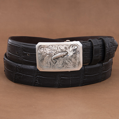 Mesa High Polished Trout Western Buckle