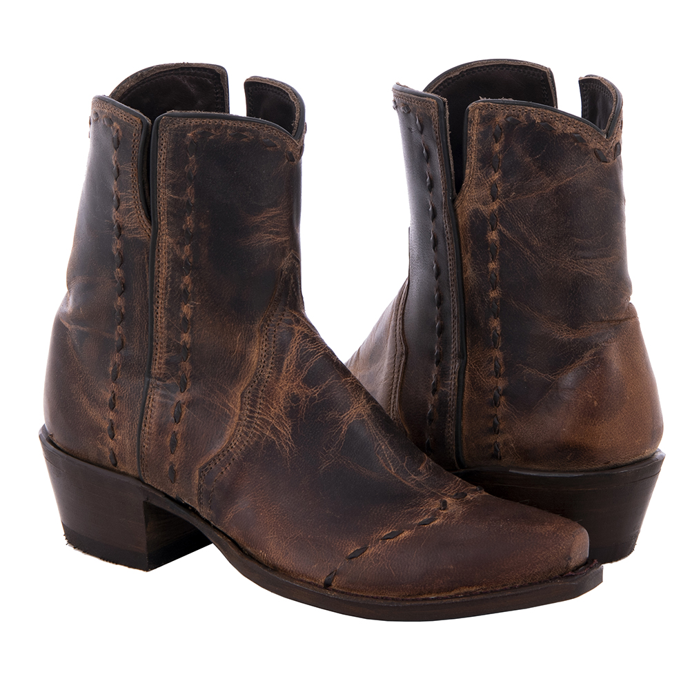 Ladies Canella Goat Full Buckstitch Short Boots