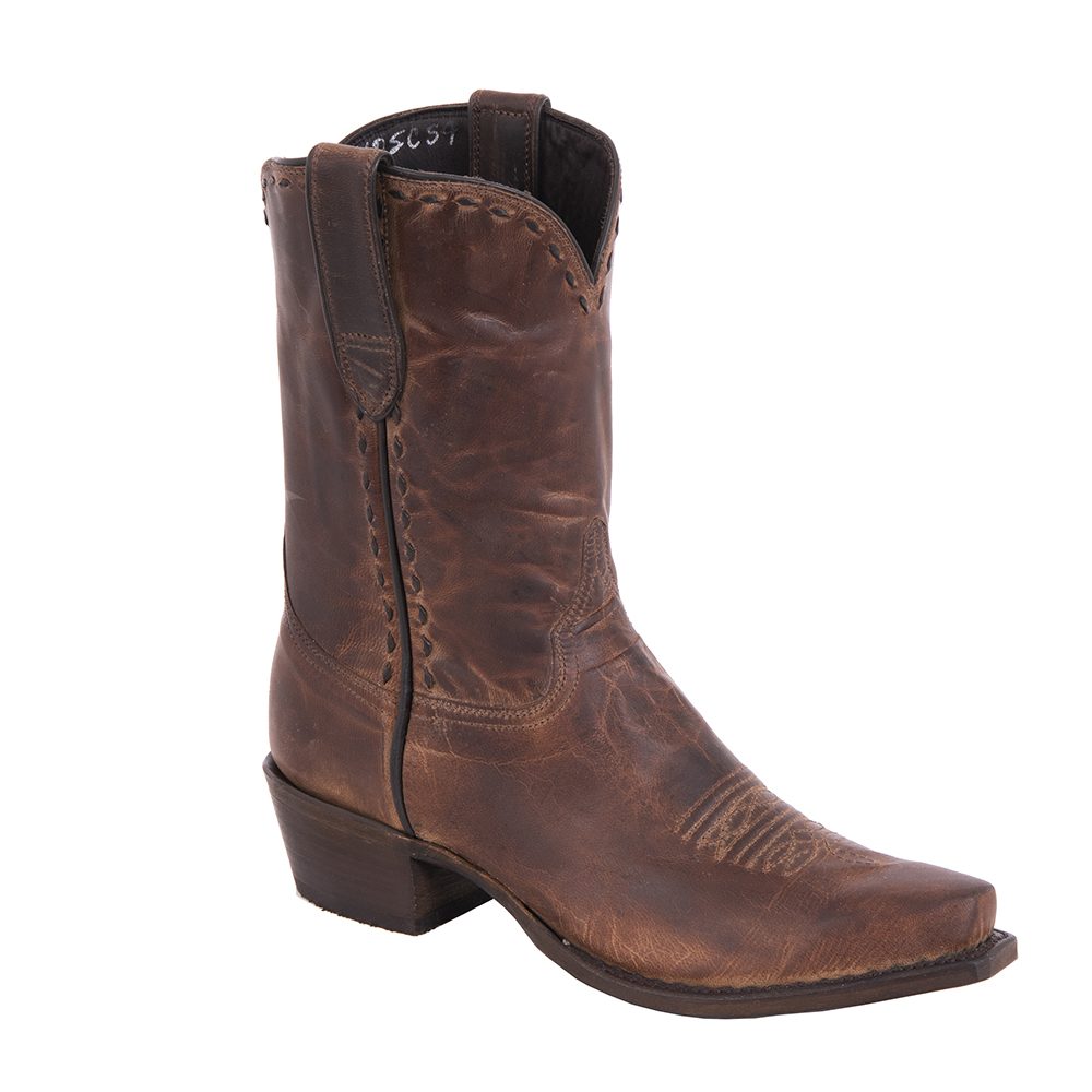 Ladies 10" Canella Buckstitch Cowboy Boot