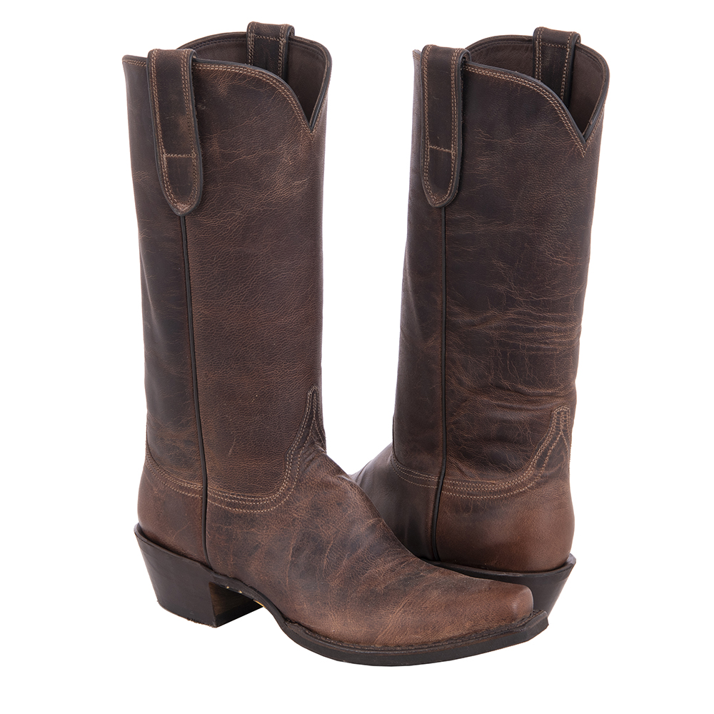 Ladies 13" Canella Goat Cowboy Boot w/ Mini Vibram Sole