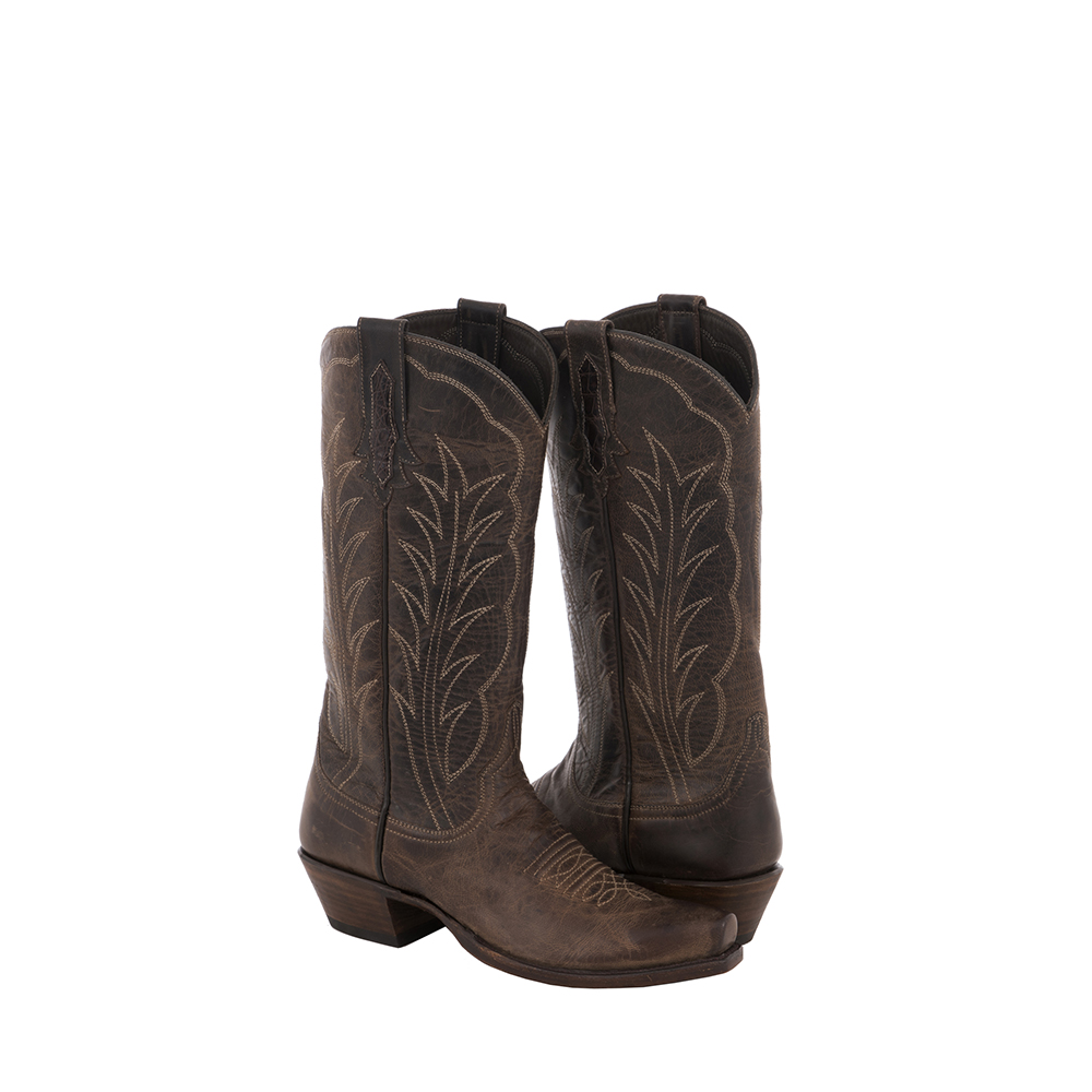 Ladies 13" Tobac Goat Winn Cowboy Boot