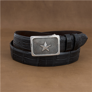 Grove Star Crosshatch Buckle
