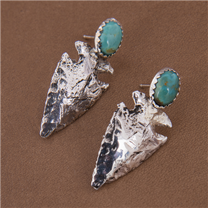 Arrowhead Turquoise Earrings