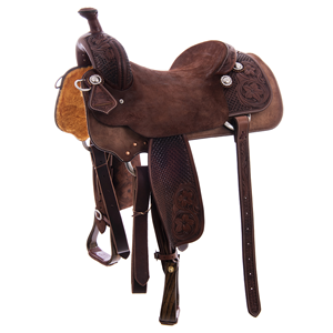 Burns Chocolate SO/RO Reiner Cow Horse - Conventional - 1/2 Waffle D. Daisy 