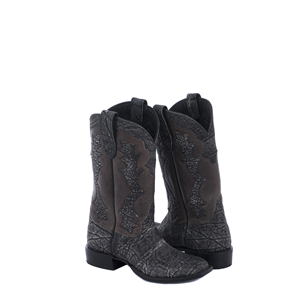 Ladies Grey Elephant GP Cowboy Boot