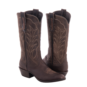 Ladies 13" Tobac Goat Winn Cowboy Boot