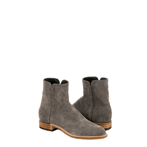 Men's Short Grey Flannel Roper Boot