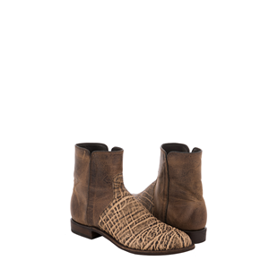 Men's Tan Peat Elephant Short Roper Boot
