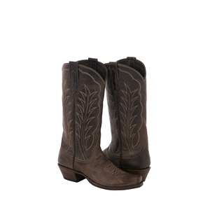 Ladies 13" Tobac Goat Winn Cowboy Boot