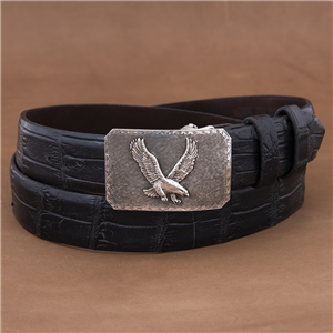 Mesa Eagle Sawtooth Crosshatch Buckle