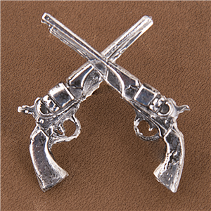 Cross Pistols Hat Pin 