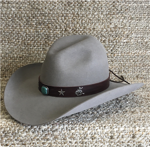 TURQUOISE/FEATHERS/CHIEFS HATBAND