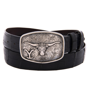 Yellowstone Buckle w/SS Steer and SS Y