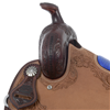 CUSTOM ELECTRIC BLU GATOR SHOOTER SADDLE