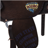BURNS CHOCOLATE SO/RO GOAT TYING SADDLE