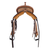 BURNS RUSSET RO BARREL SADDLE W/SS SPOTS