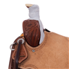 Burns Chestnut SO Russet RO Ranch Rope Saddle - Conventional Roper - 1/2 MW Floral 1/2 DHD Border - 