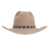 9 Wide Zigzag Hatband Black, Plum, Blue, Pewter,Dusty Rose
