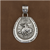 HORSESHOE-BRONC PENDANT 