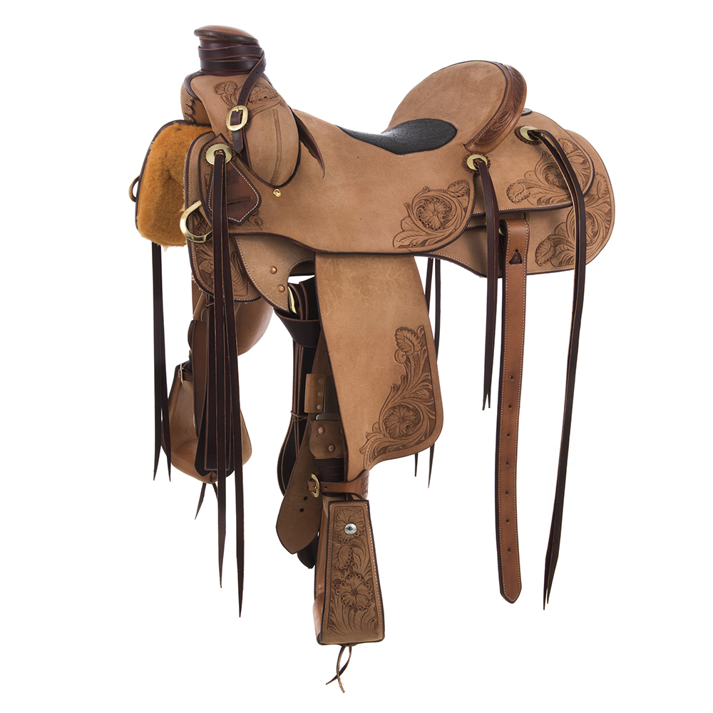 BURNS SADDLERY ROUGHOUT RANCH SADDLE