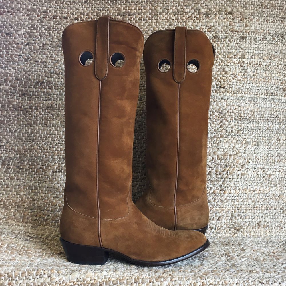 MEN'S STALLION COGNAC SUEDE ELK BOOT