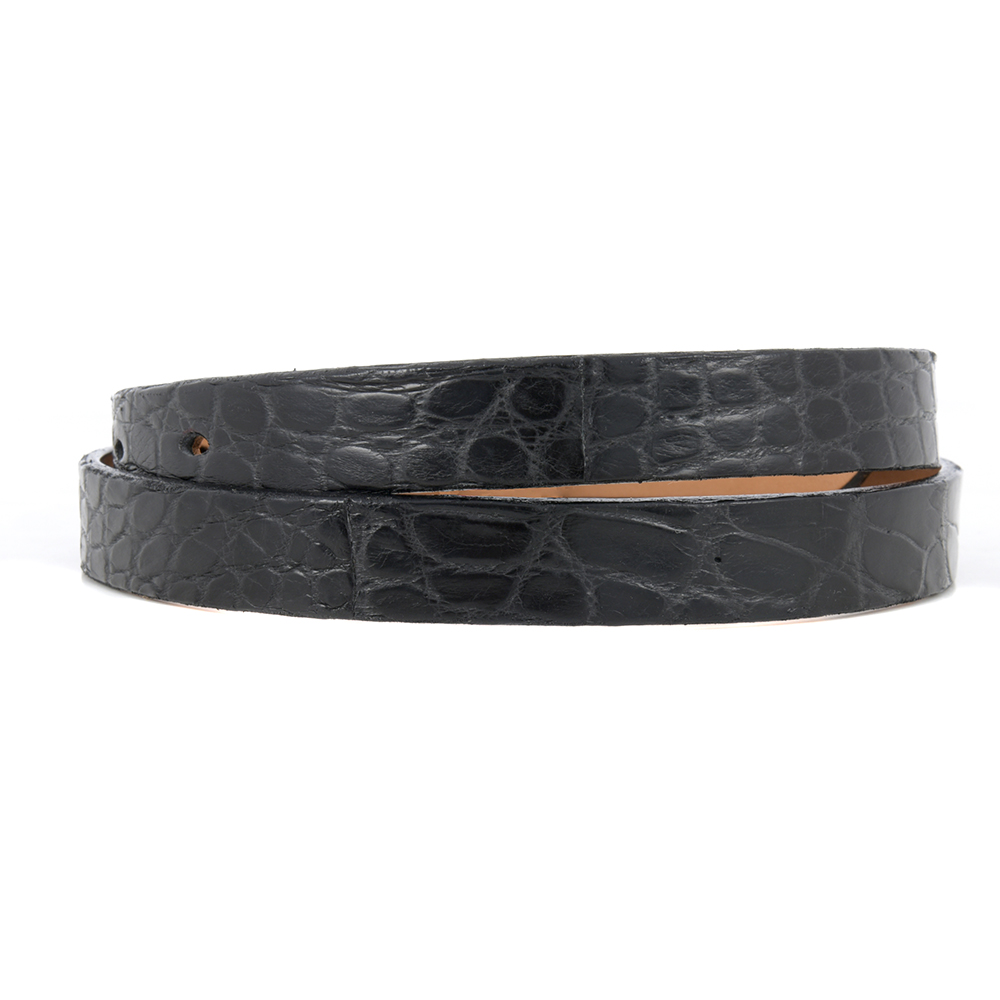 3/4" BLACK ALLIGATOR BELT