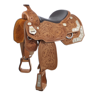 BURNS SADDLERY™ BORDER/5X TOOLED REINER