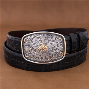 SST KIT BRONC BUCKLE W/4 14K HORSESHOES