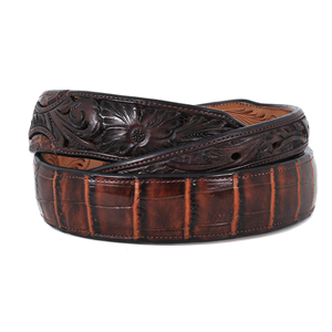 Crawford Custom Leather - Check out this LV belt with Tooled ends