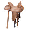 Burns Russet RO Barrel Saddle- Notched- DHD Border