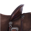 Burns 1/8 Chocolate SO Barrel Saddle-Notched-Celtic Border