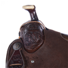 Burns Chocolate SO/RO Barrel Saddle- Round-Sunny D FC