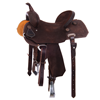 Burns Chocolate SO/RO Barrel Saddle- Notched- 1/2 Basket MW Flower