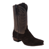 Men's Cowboy 12" Chocolate Hippo, Tobac Goat Winn Stitch 