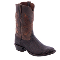 Men's 12" Nicotine Elephant Tobac Fern Inlay Boot with Mini Vibram Sole