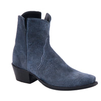 Ladies Navy Break Lamb Short Boots