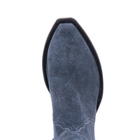 Ladies Navy Break Lamb Short Boots