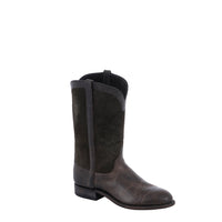 Men's Roper 12" Grey Bison, Dark Grey Aniline Roughout