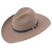 Wide Rustic Navy Lizard Hat Band