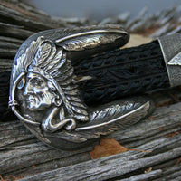 Spotted Elk Buckle Set