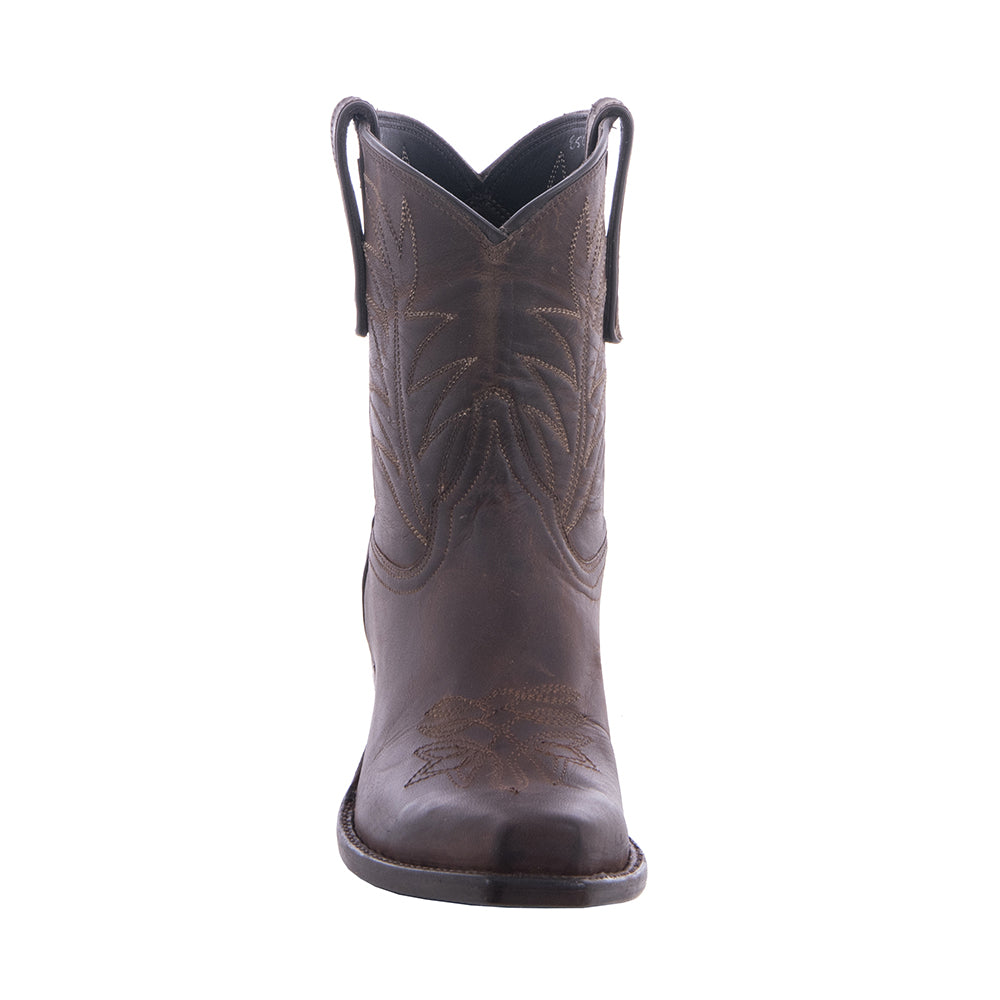 Ladies 8-1.5 Tobac Goat Winn Stitch TB2 Cowboy Boot