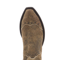 Ladies Shorty Camel Break Wingtip Half Full Brown Buckstitch