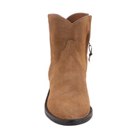 Ladies Short Roughout Roper Mad Dog Golden Brown with Mini Vibram Sole
