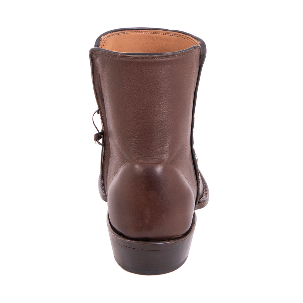 Men's Short Brown Aniline Cowboy Boot
