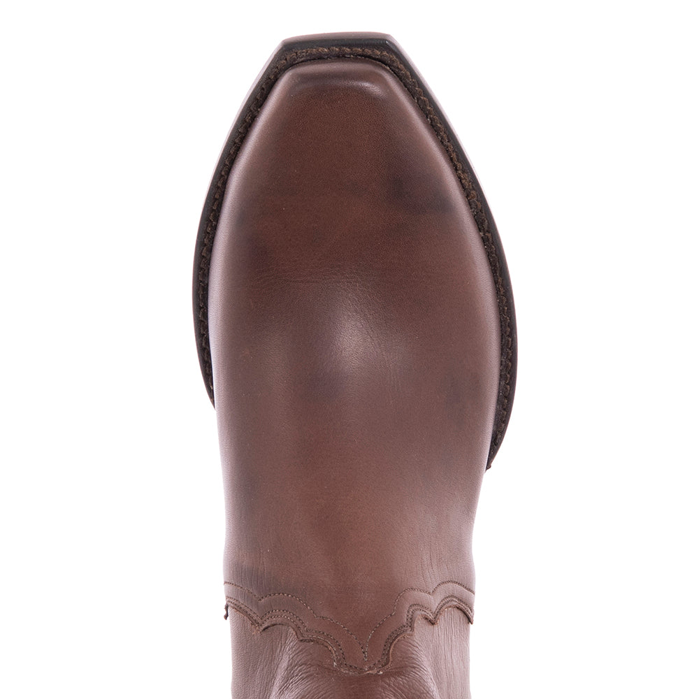 Men's Short Brown Aniline Cowboy Boot