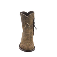 Ladies Shorty Camel Break Wingtip Half Full Brown Buckstitch